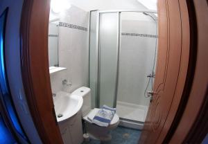 A bathroom at Aegean Seaview
