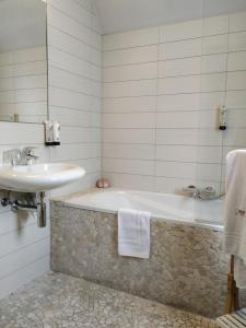 Koupelna v ubytování Hotel Lepelbed