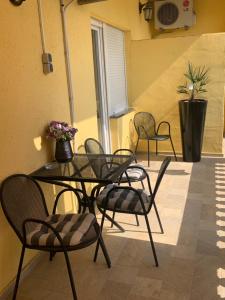 Uma área de estar em Apartment Marino
