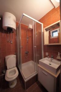 Koupelna v ubytování Guest house Zenović