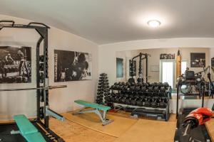 Fitness centrum a/nebo fitness zařízení v ubytování Camping & Camper place Pasvalys