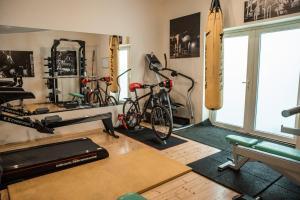 Fitness centrum a/nebo fitness zařízení v ubytování Camping & Camper place Pasvalys