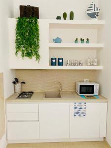 A kitchen or kitchenette at B&B Pietramare