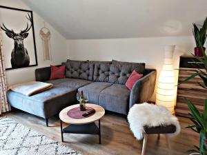 Posezení v ubytování Apartments Fasl
