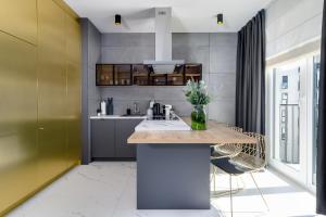 Kuchyň nebo kuchyňský kout v ubytování EL Apartments - Hercules
