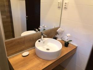 Kúpeľňa v ubytovaní Bier-Lak Apartman House 71