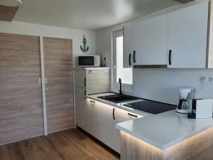 Kuchyň nebo kuchyňský kout v ubytování Floating House SENA