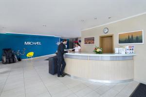 Vstupní hala nebo recepce v ubytování Hotel Michael