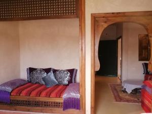 Postel nebo postele na pokoji v ubytování Chambre d'hôtes aya
