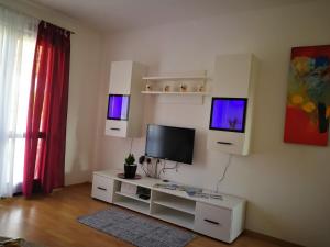TV a/nebo společenská místnost v ubytování Apartment Nirvana
