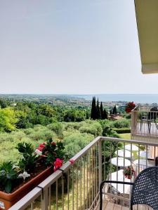 A balcony or terrace at Hotel Valbella