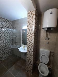 Koupelna v ubytování Guesthouse Casa Bevanda