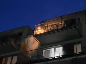 Balkón alebo terasa v ubytovaní Apartament SOLEIL Kołobrzeg