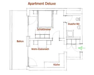 Planimetria di Haus Enzian Apartments