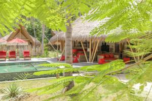 Zahrada ubytování Amahelia Luxury Resort & Restaurant - Gili Asahan
