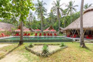 Zahrada ubytování Amahelia Luxury Resort & Restaurant - Gili Asahan