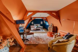 พื้นที่นั่งเล่นของ Boutique Hotel Zeeuws-Meisje