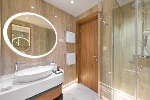 Koupelna v ubytování Geremia Luxury Rooms