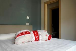 Letto o letti in una camera di Alpi Azzurre