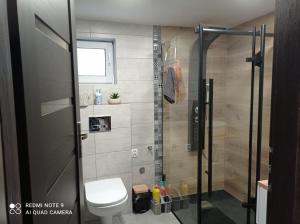 Kúpeľňa v ubytovaní Apartamenty Sowianka