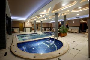 Bazén v ubytovaní Hotel Villa Völgy Wellness & Konferencia alebo v jeho blízkosti