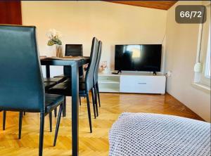 TV a/nebo společenská místnost v ubytování Apartment Meri