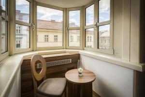Setusvæði á Hotel Enziana Wien