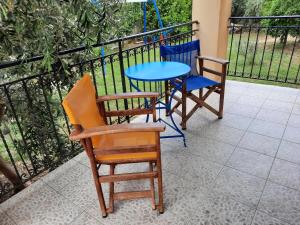 Balkón nebo terasa v ubytování O Xenonas Ton Mylon