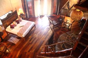 Letto o letti in una camera di Chauve Souris Relais