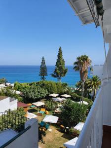 a view of the ocean from the balcony of a hotel at 3ºB Escobar in Nerja