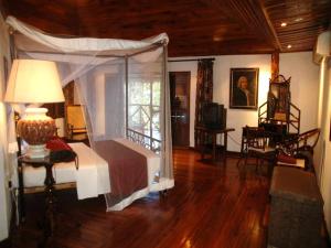Letto o letti in una camera di Chauve Souris Relais