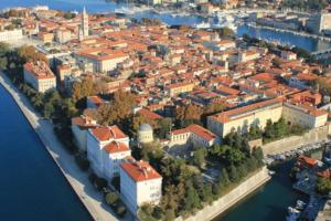 Výhľad na mesto Zadar alebo výhľad na mesto priamo z apartmánu