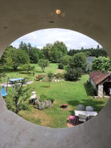 Zahrada ubytování Le Moulin Bleu