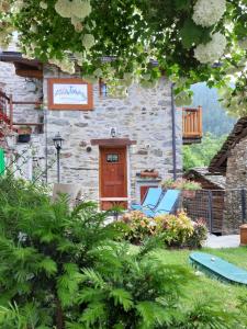 Zahrada ubytování B&B Mont Mars