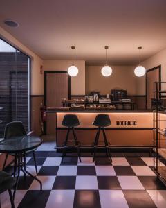 Dapur atau dapur kecil di Hografic Hotel