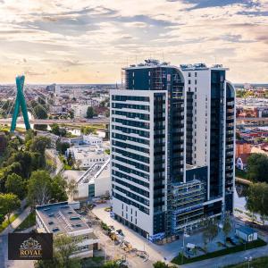 Výhľad na mesto Bydgoszcz alebo výhľad na mesto priamo z apartmánu