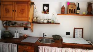 Kuchyň nebo kuchyňský kout v ubytování B&B Mont Mars