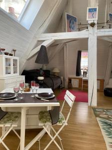Posezení v ubytování Loft de Lancelot City Center