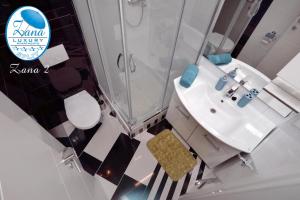 Kúpeľňa v ubytovaní Zana Luxury Studios Split center