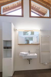 Koupelna v ubytování Strasserhof tenuta-Weingut