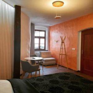 Istumisnurk majutusasutuses Hotel Svambersky dum