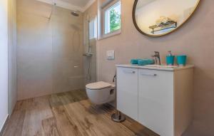 Koupelna v ubytování Apartman Leon