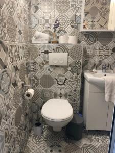 Koupelna v ubytování Studio Apartman Ikarka