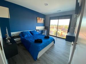 Ένα ή περισσότερα κρεβάτια σε δωμάτιο στο Blue Diamond Room