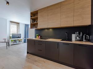 Kuchyňa alebo kuchynka v ubytovaní VacationClub – Dubois 16C Apartament 11