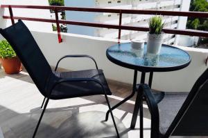 Ein Balkon oder eine Terrasse in der Unterkunft Verano ETERNO en Mallorca - Alcudia!
