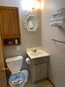 Ein Badezimmer in der Unterkunft Wigwam Motel