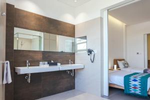 A bathroom at K Gallery Hotel