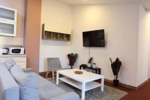 O zonă de relaxare la Belgrade Center Apartment Nusiceva