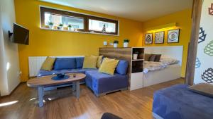 Posezení v ubytování Apartmány Pinie Lipno